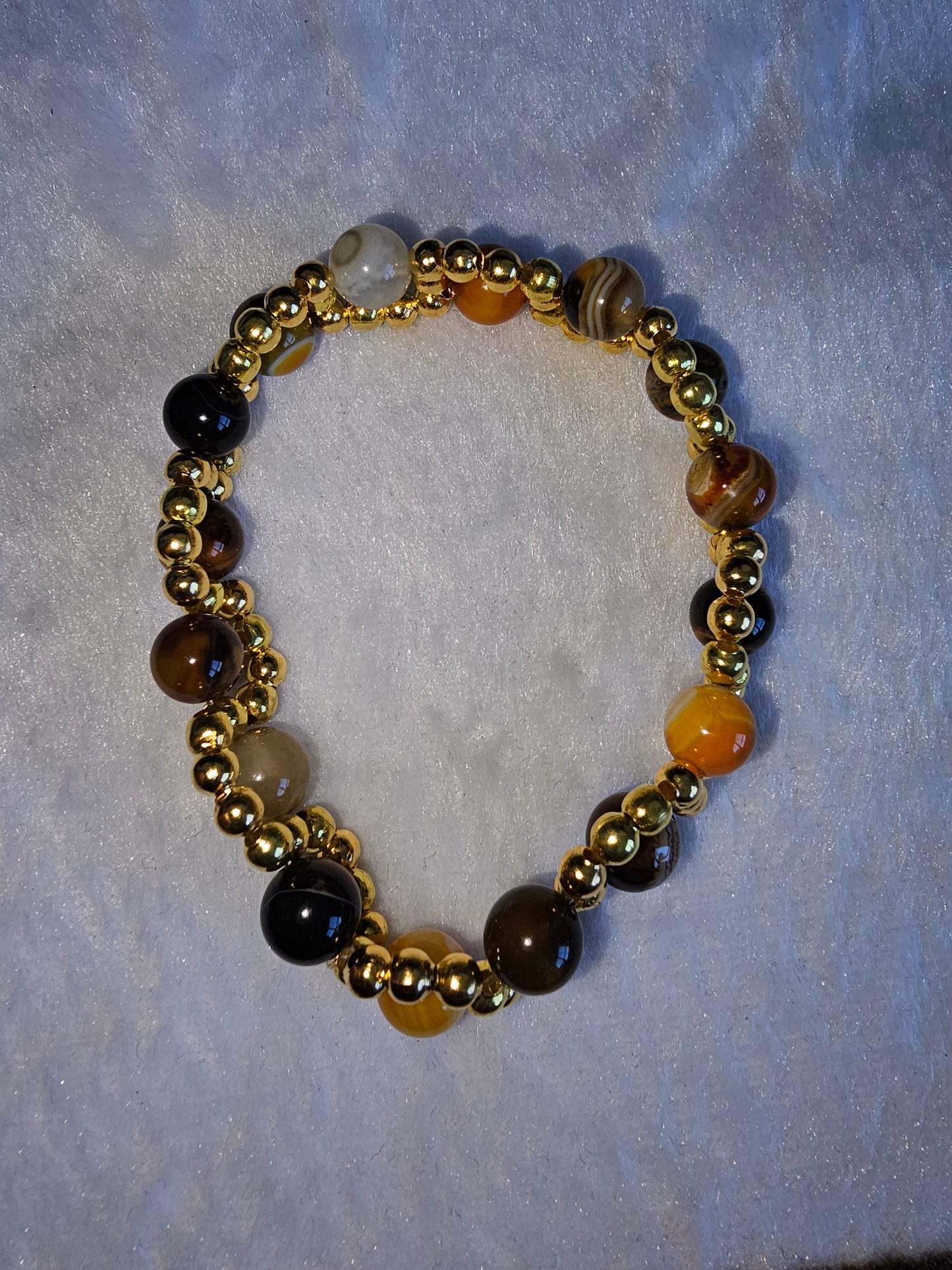 Bumblebee Agate Bracelet with or without charm