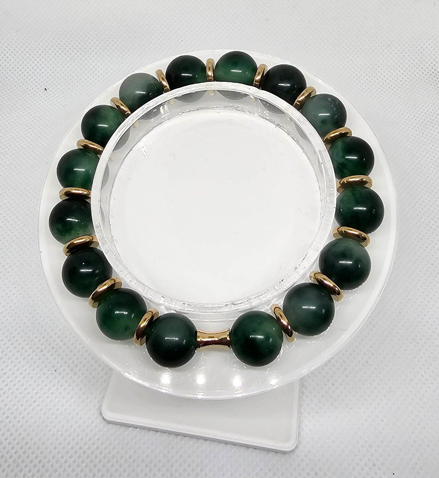 March Special - Green Pre-Made Crystal Bracelets