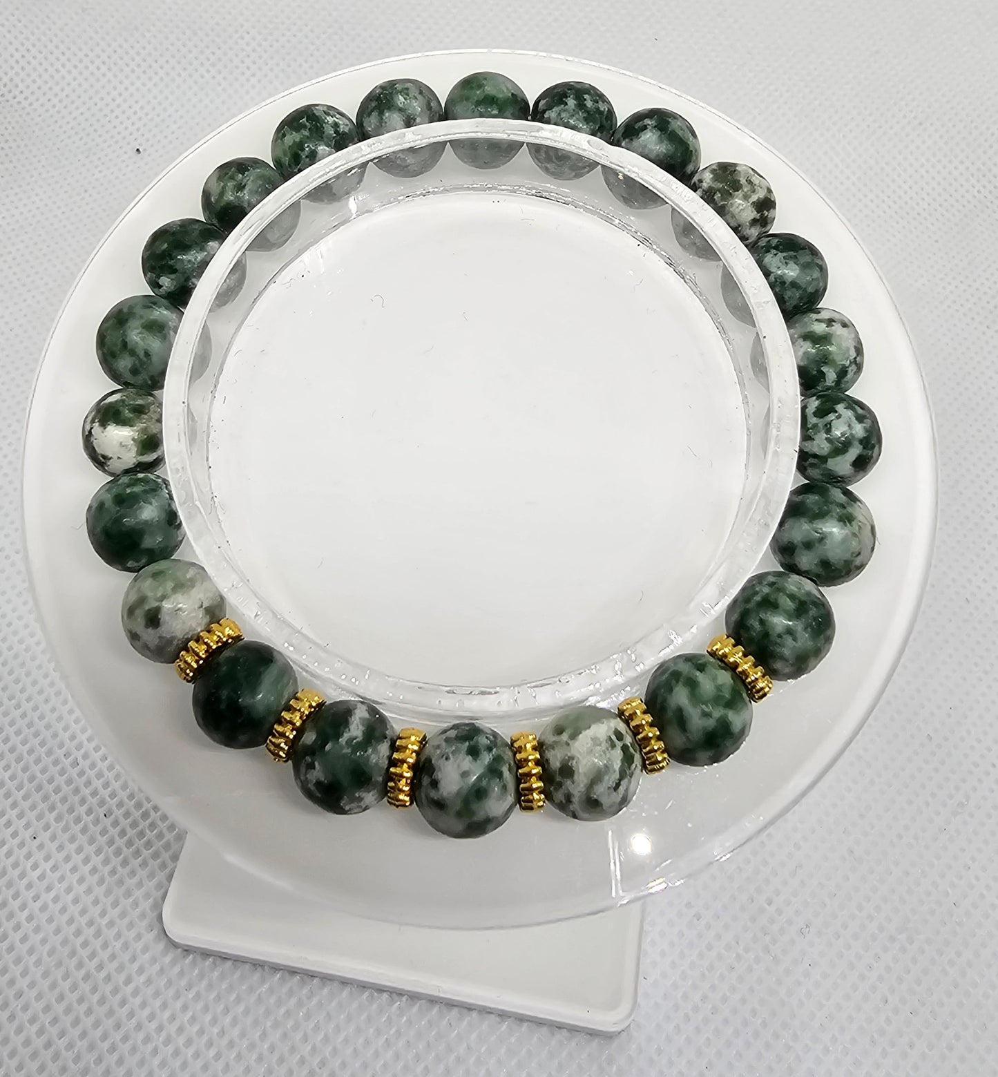 March Special - Green Pre-Made Crystal Bracelets