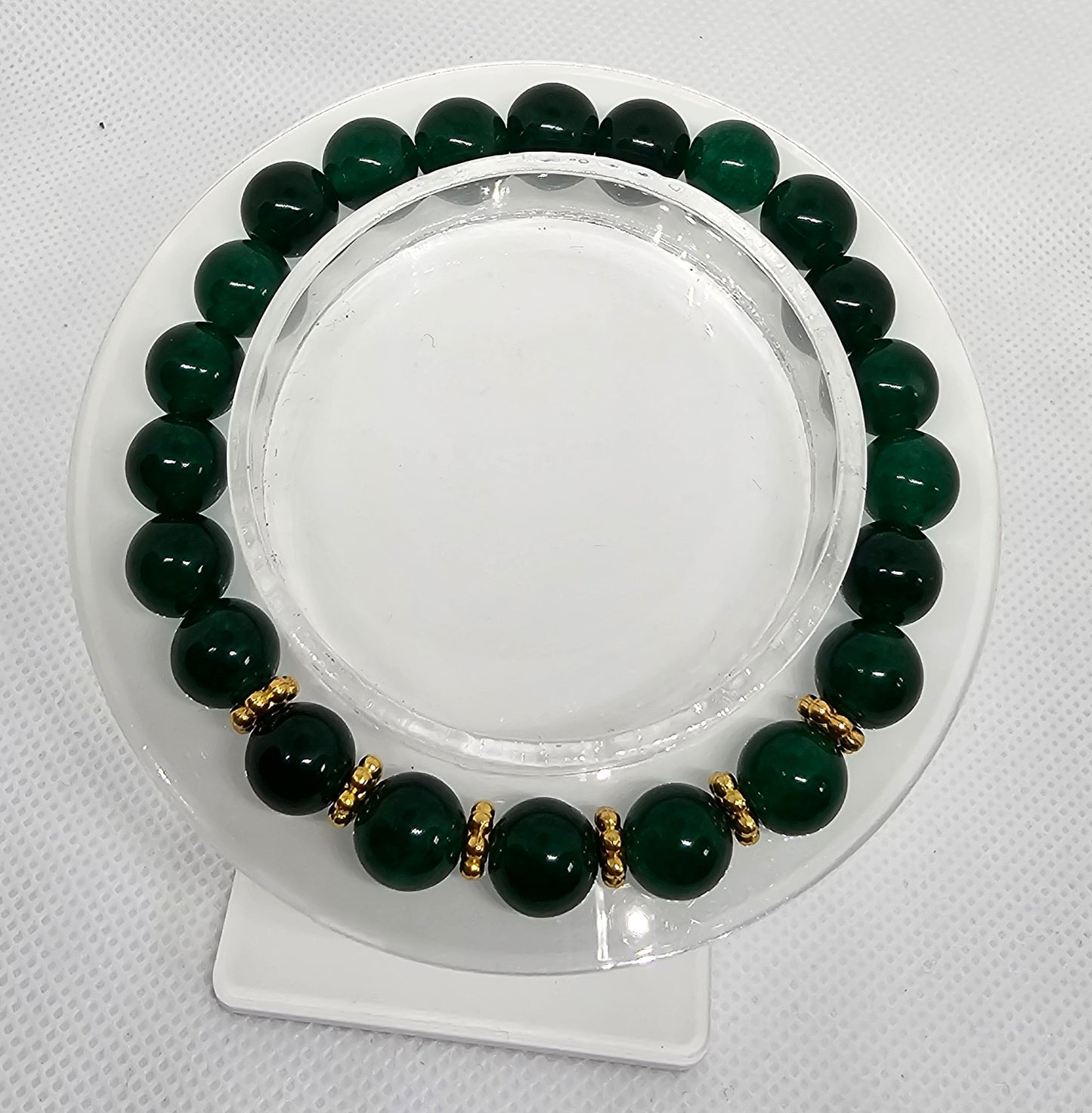 March Special - Green Pre-Made Crystal Bracelets
