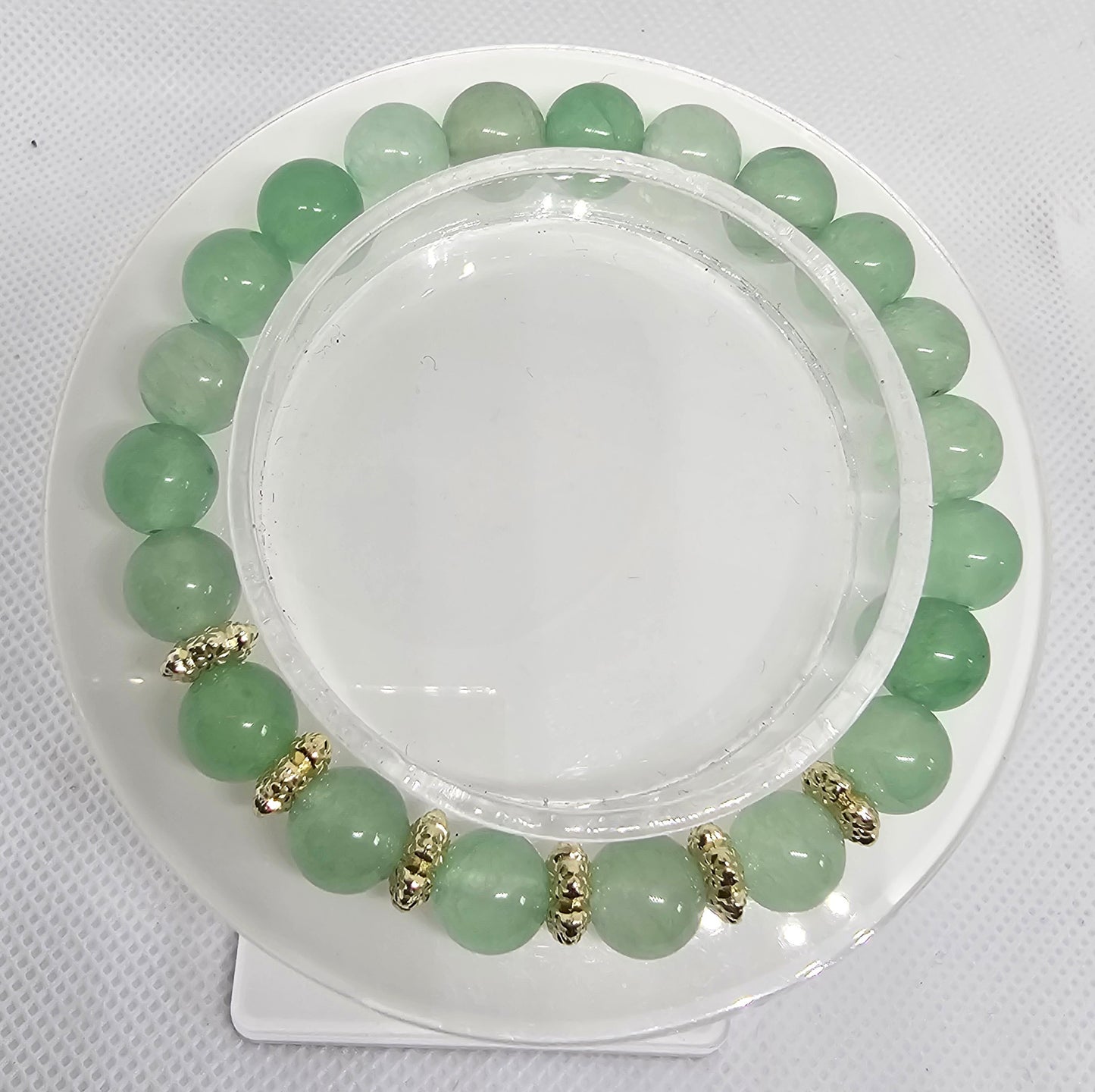 March Special - Green Pre-Made Crystal Bracelets