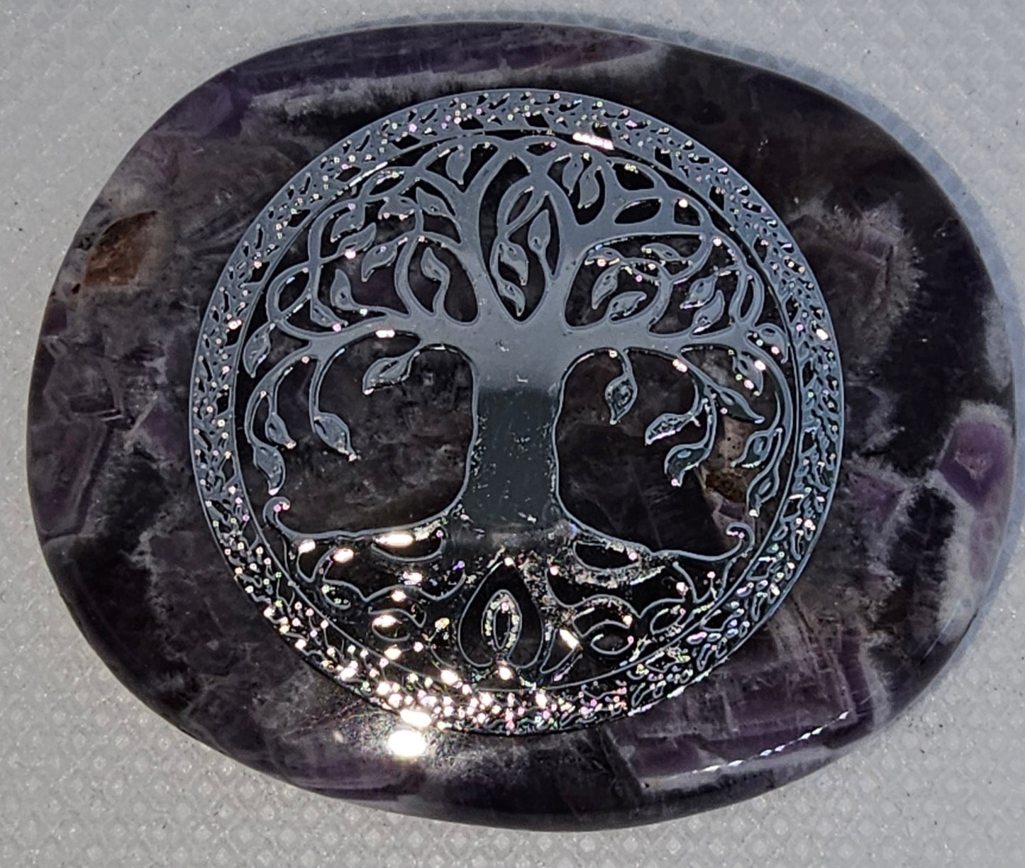 Natural Crystal Palm Stones