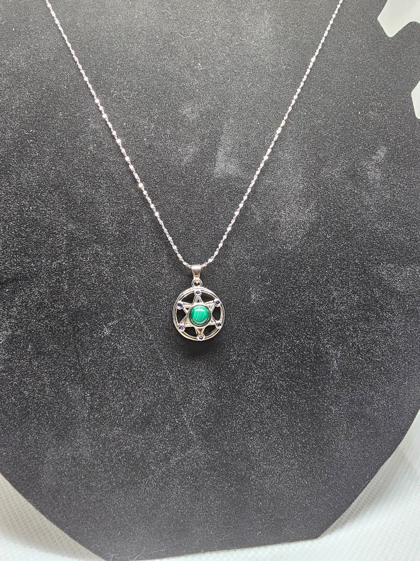 Crystal Pendant on Dainty Stainless Chain