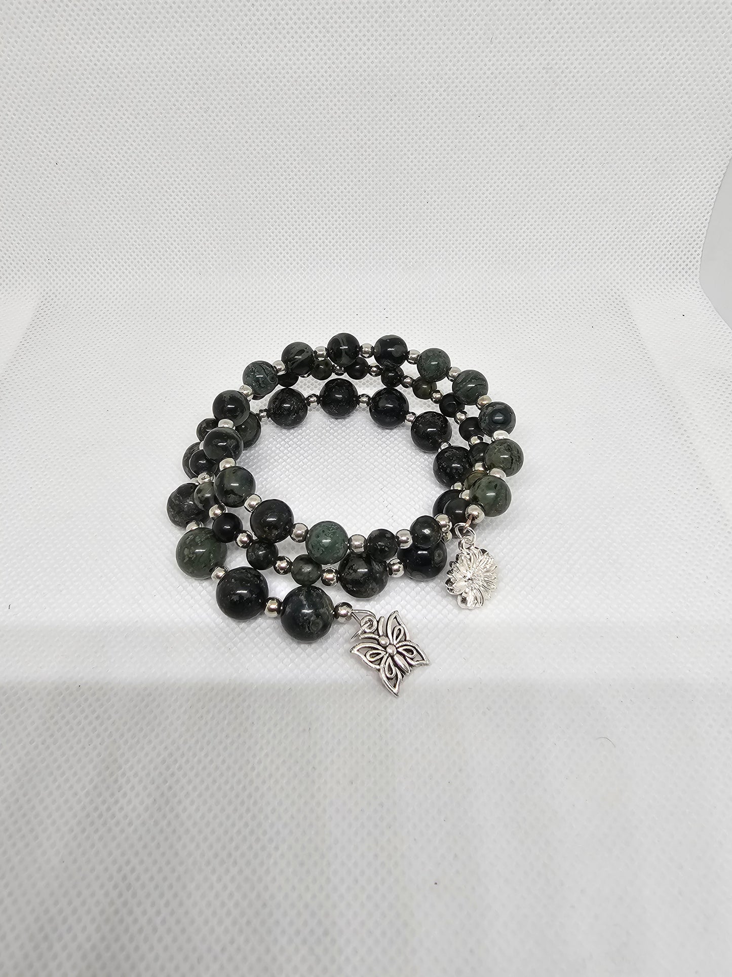 Crystal Bracelet - Wire Stack