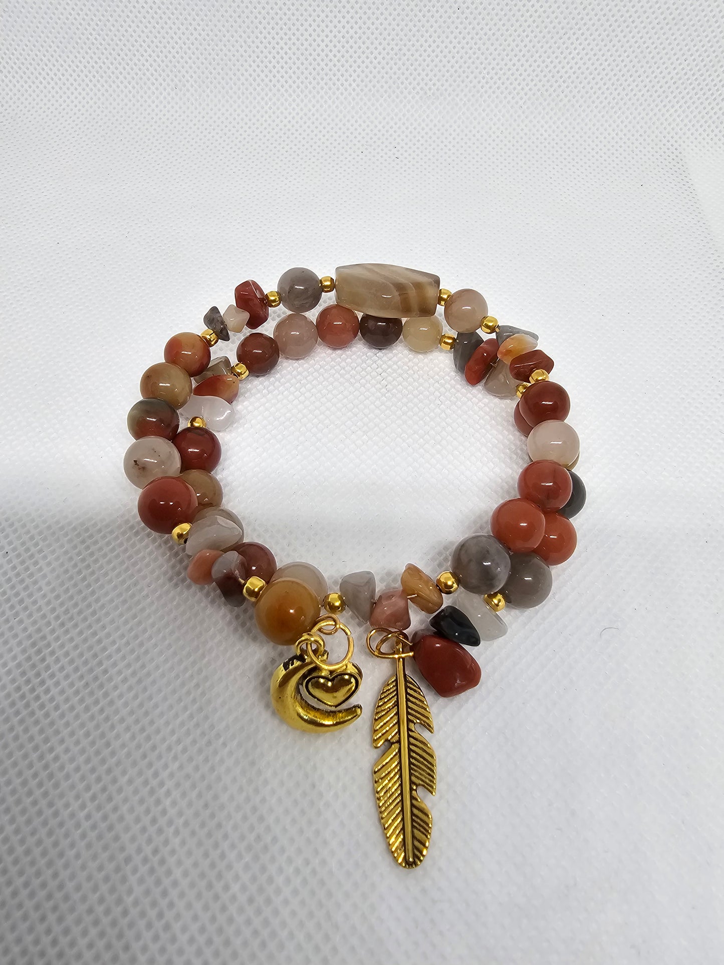 Crystal Bracelet - Wire Stack