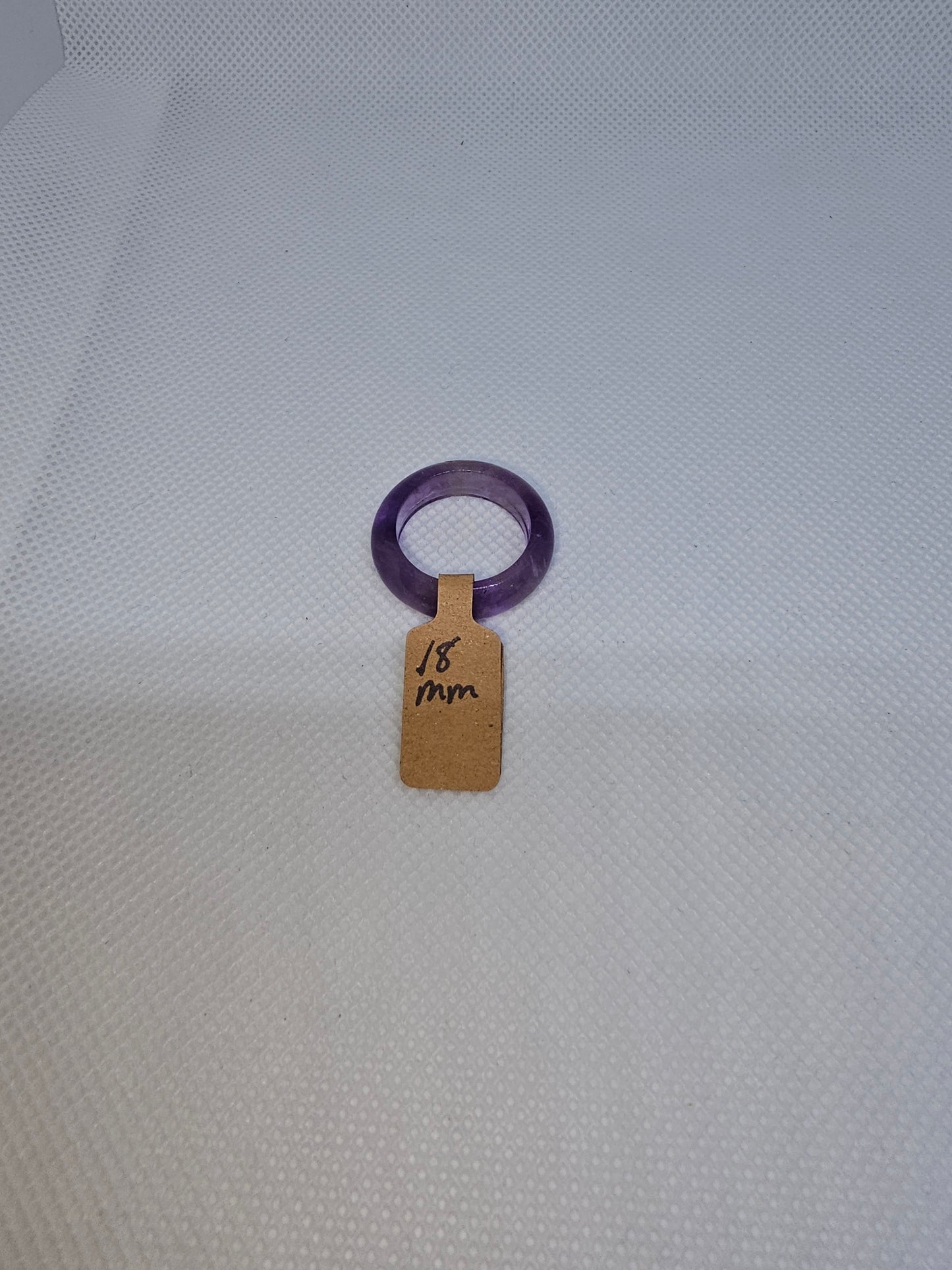 Natural Crystal Band Ring