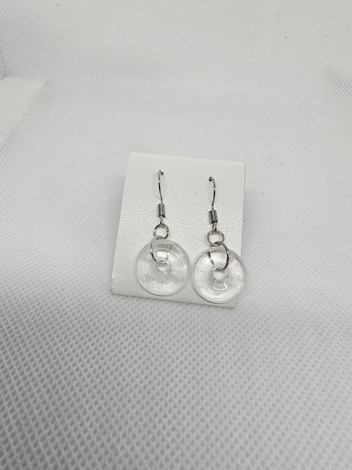 Crystal Donut Earrings