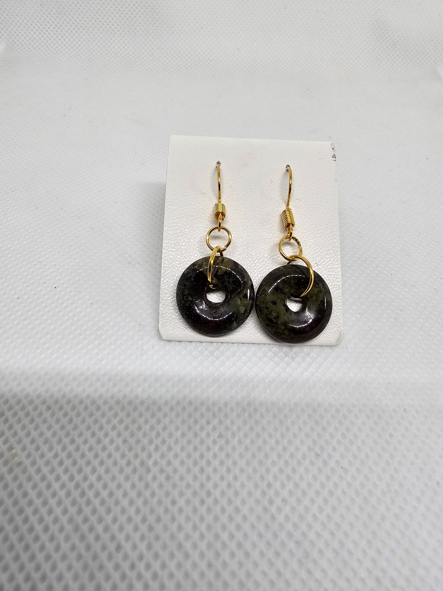 Crystal Donut Earrings