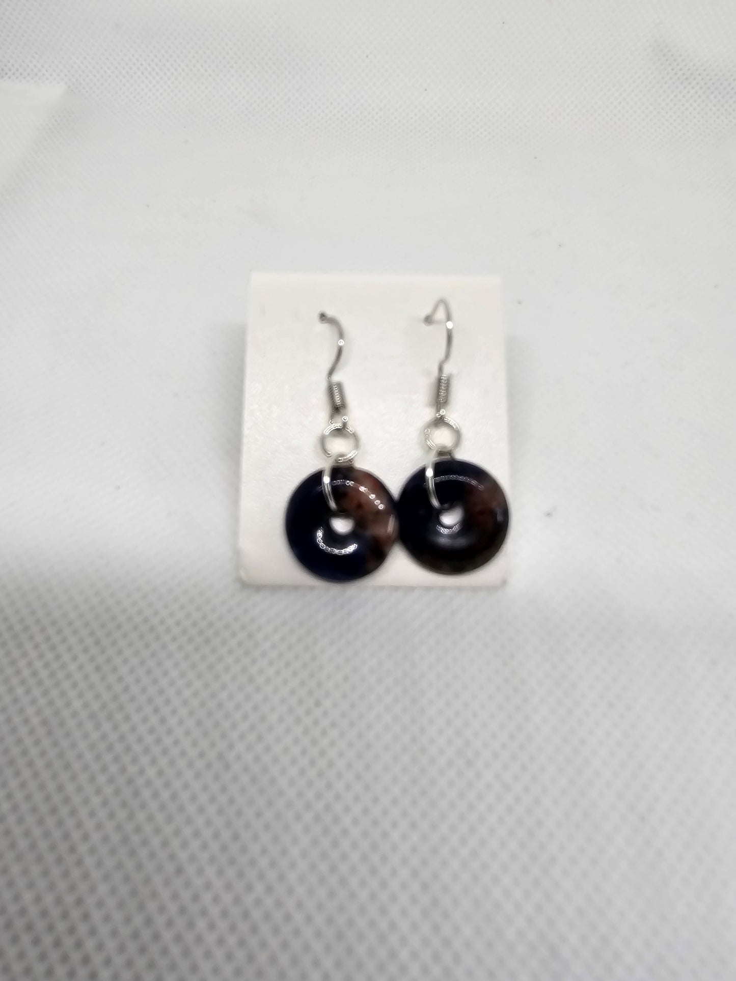 Crystal Donut Earrings