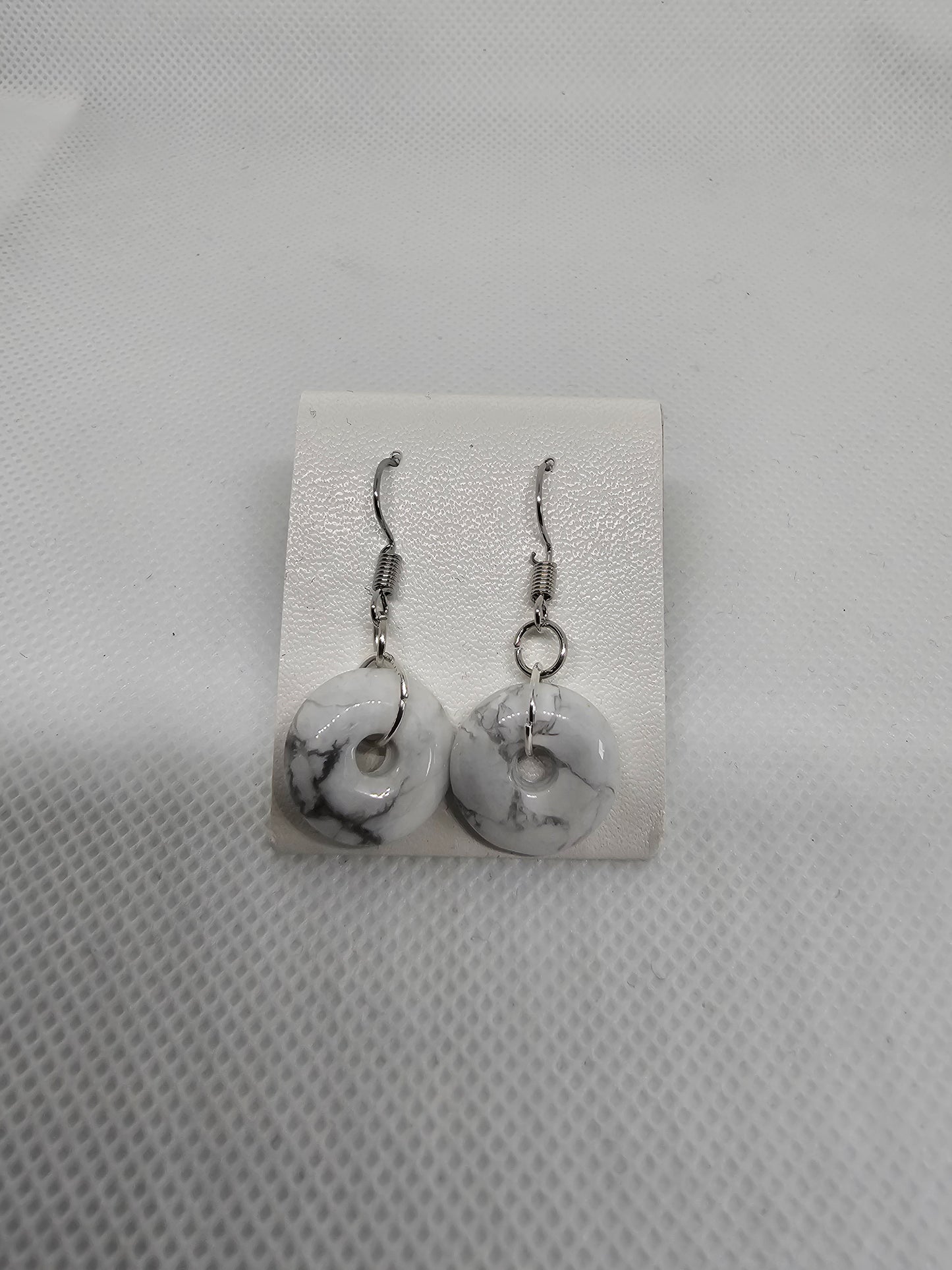 Crystal Donut Earrings