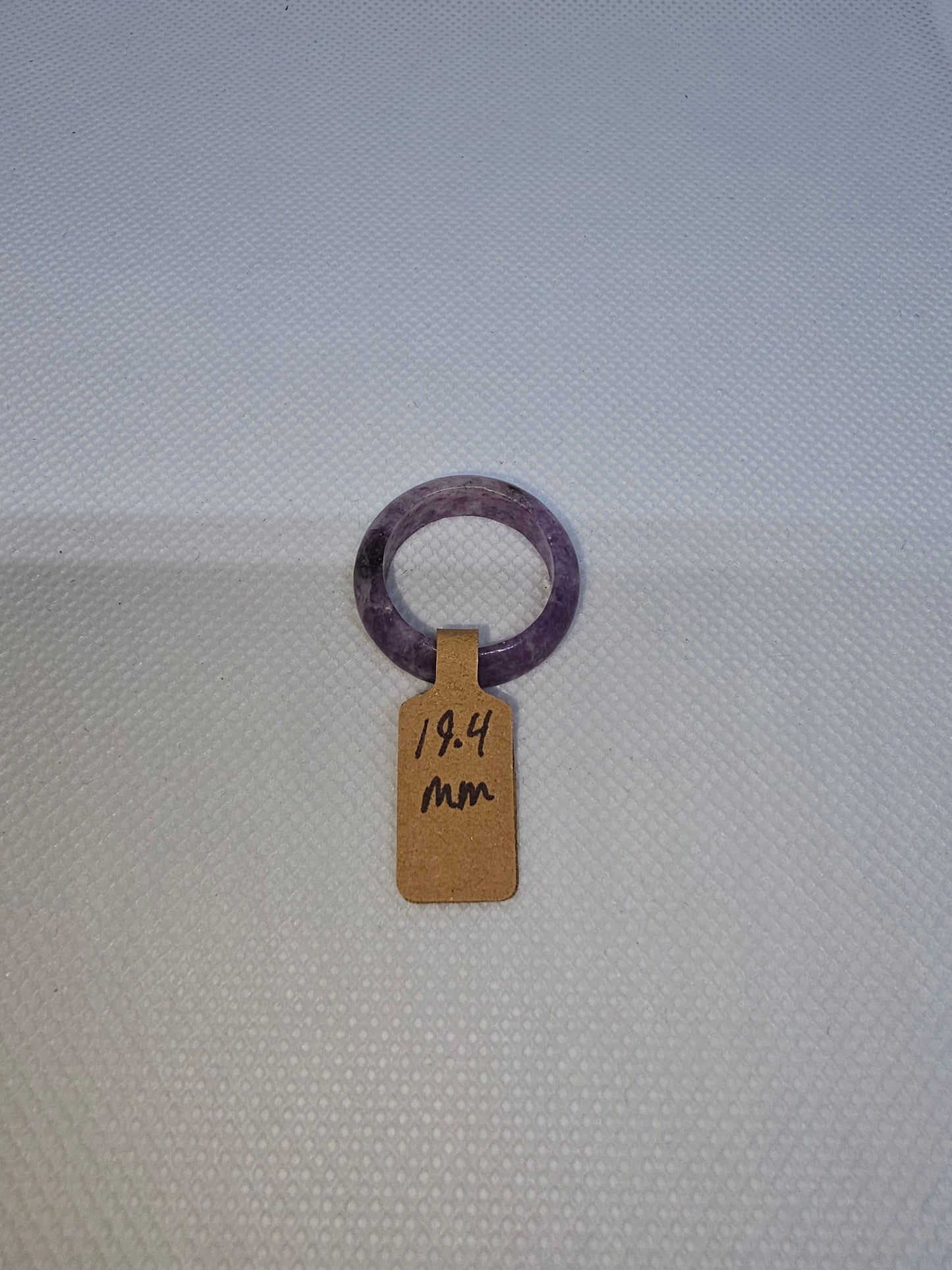 Natural Crystal Band Ring