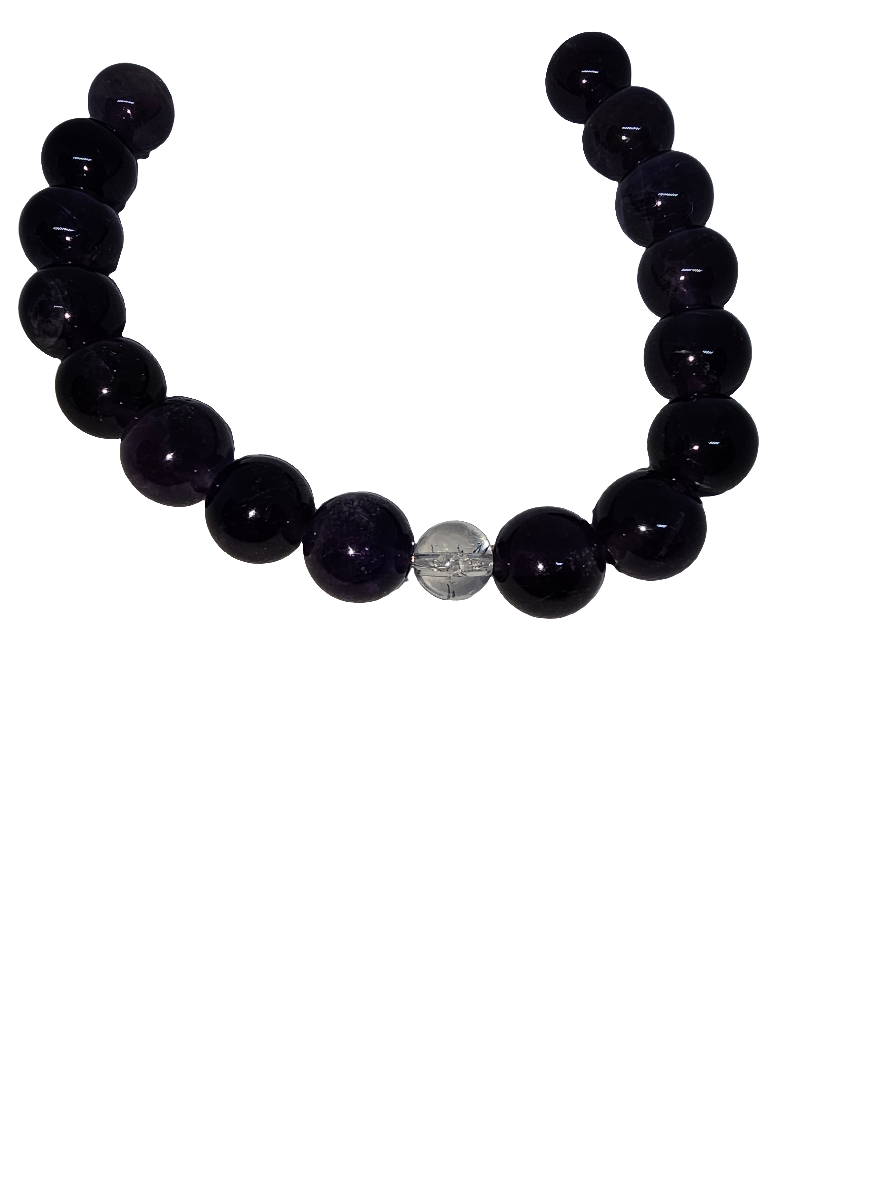 Crystal Bracelet Amethyst, Rose Quartz, Clear Quartz