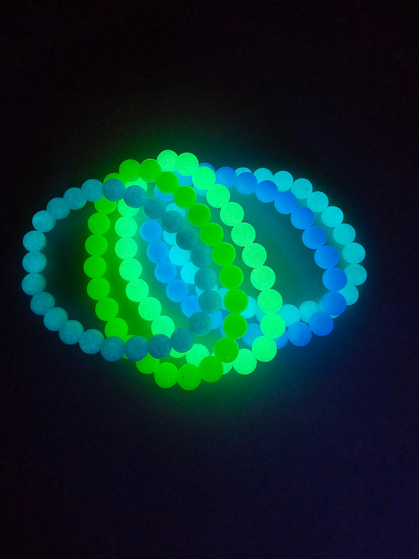 GLOW Crystal Bead Bracelet 1 pc - Adult Size
