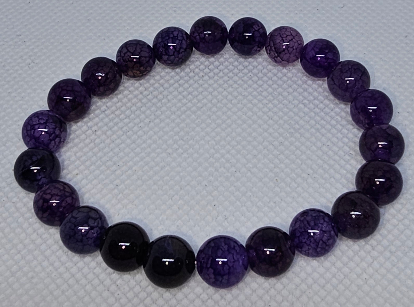 8 mm Crystal Bracelet-Color Enhanced 1 pc