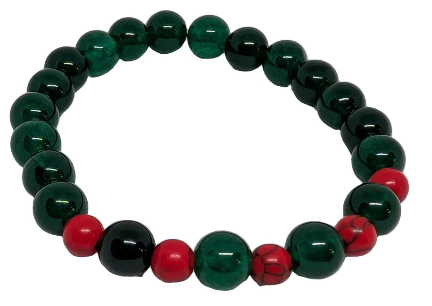 CC1. Seaweed Chalcedony*, Red Howlite*
