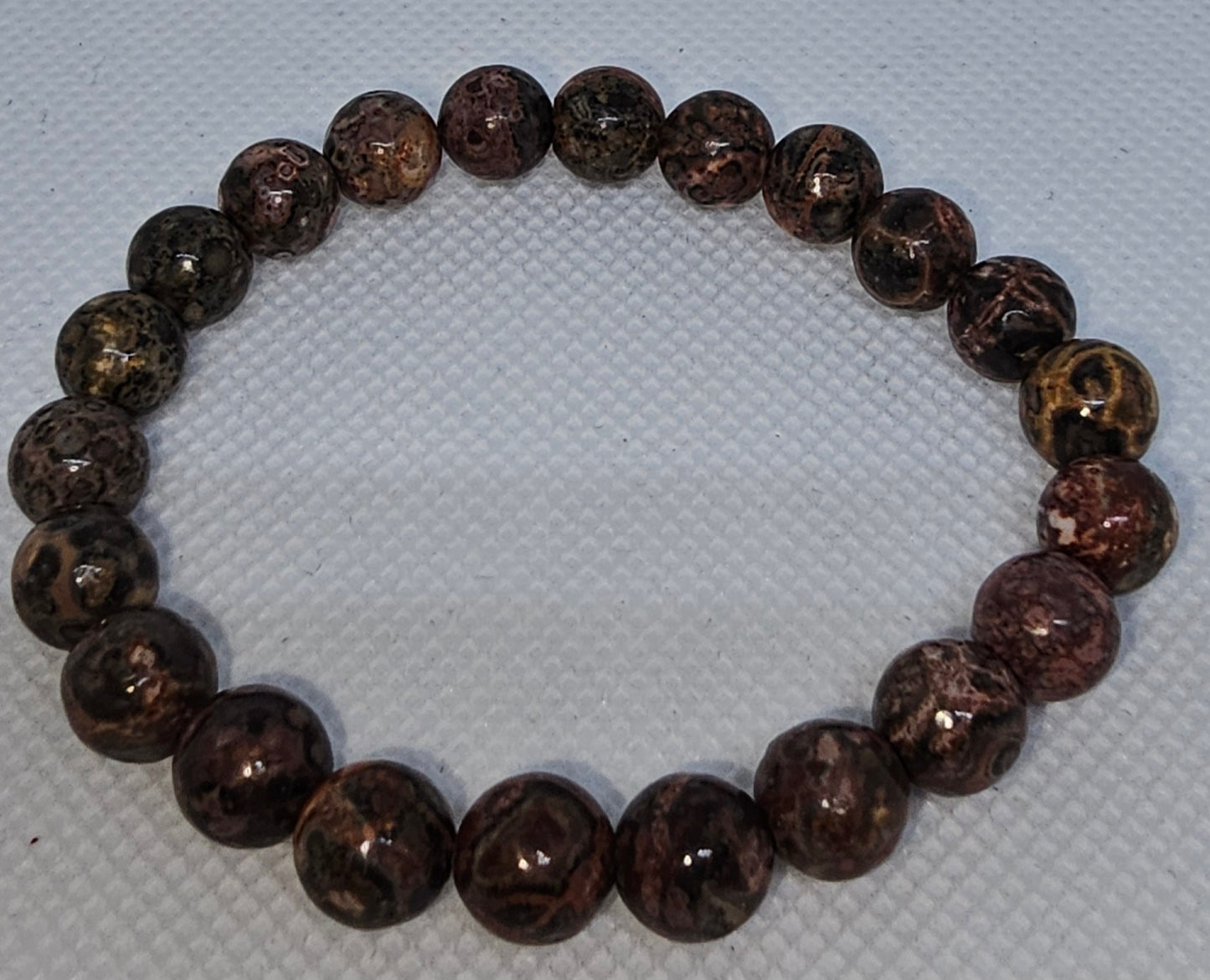Crystal Bracelet 8 mm Natural Crystal 1 pc