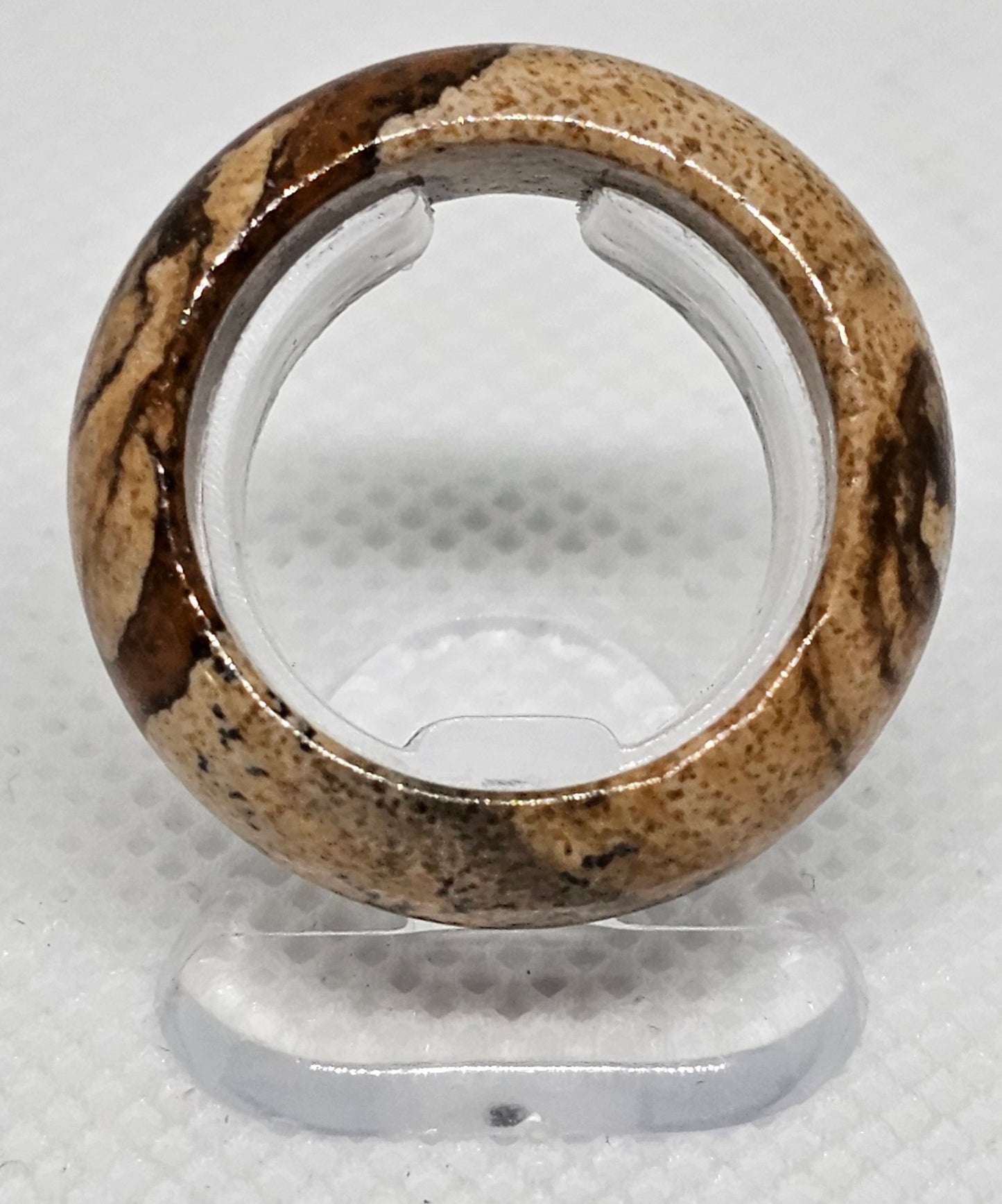 Natural Crystal Band Ring