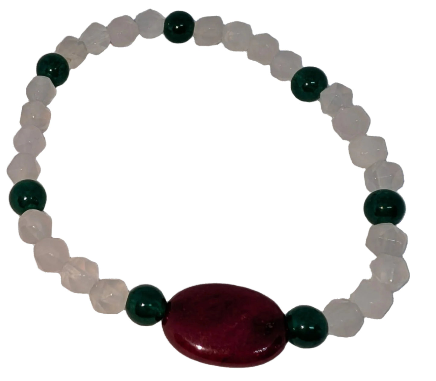 CC6. White Agate, Green Chalcedony*, Vampire Chalcedony*