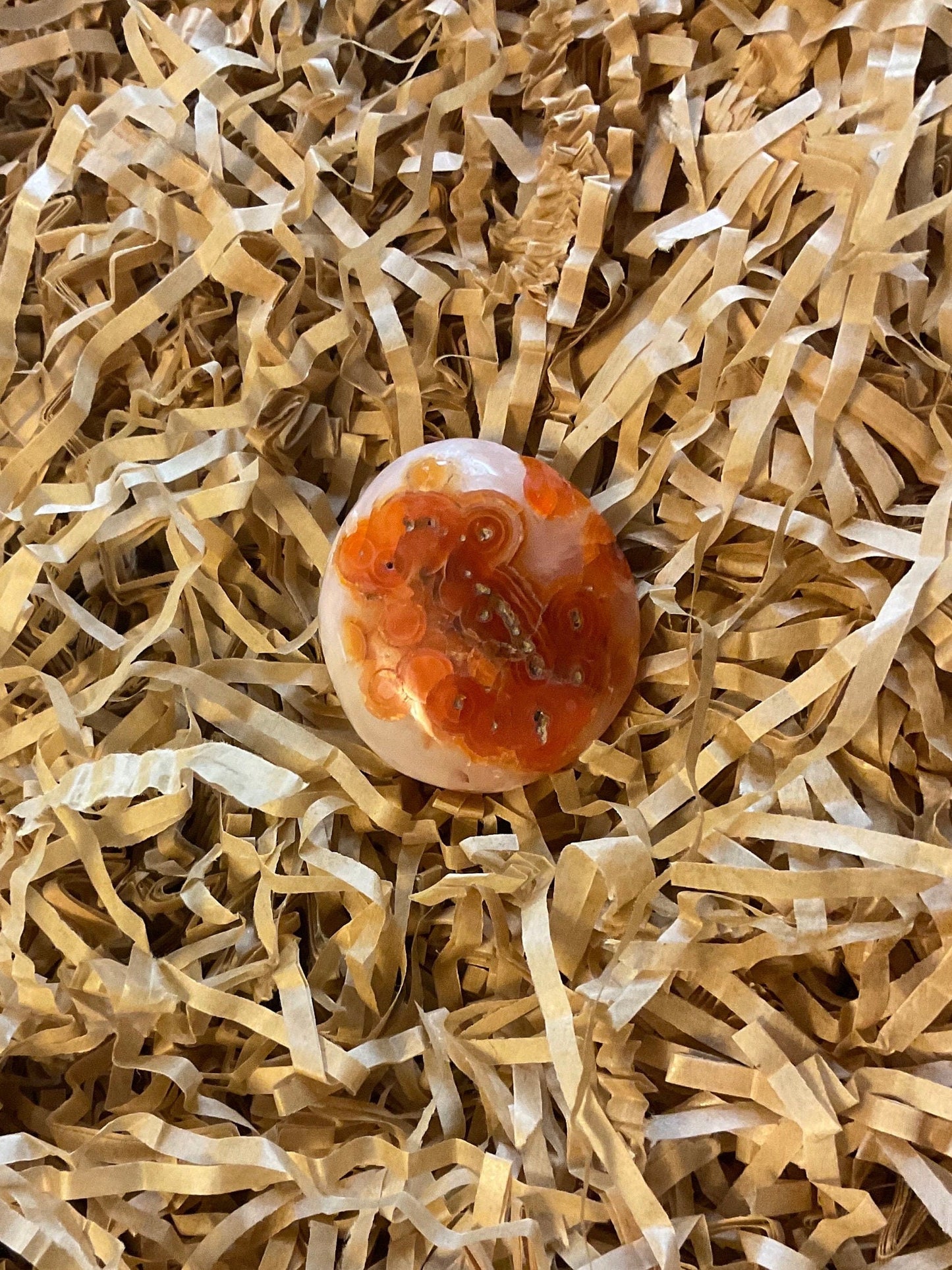 Carnelian Palm Stone