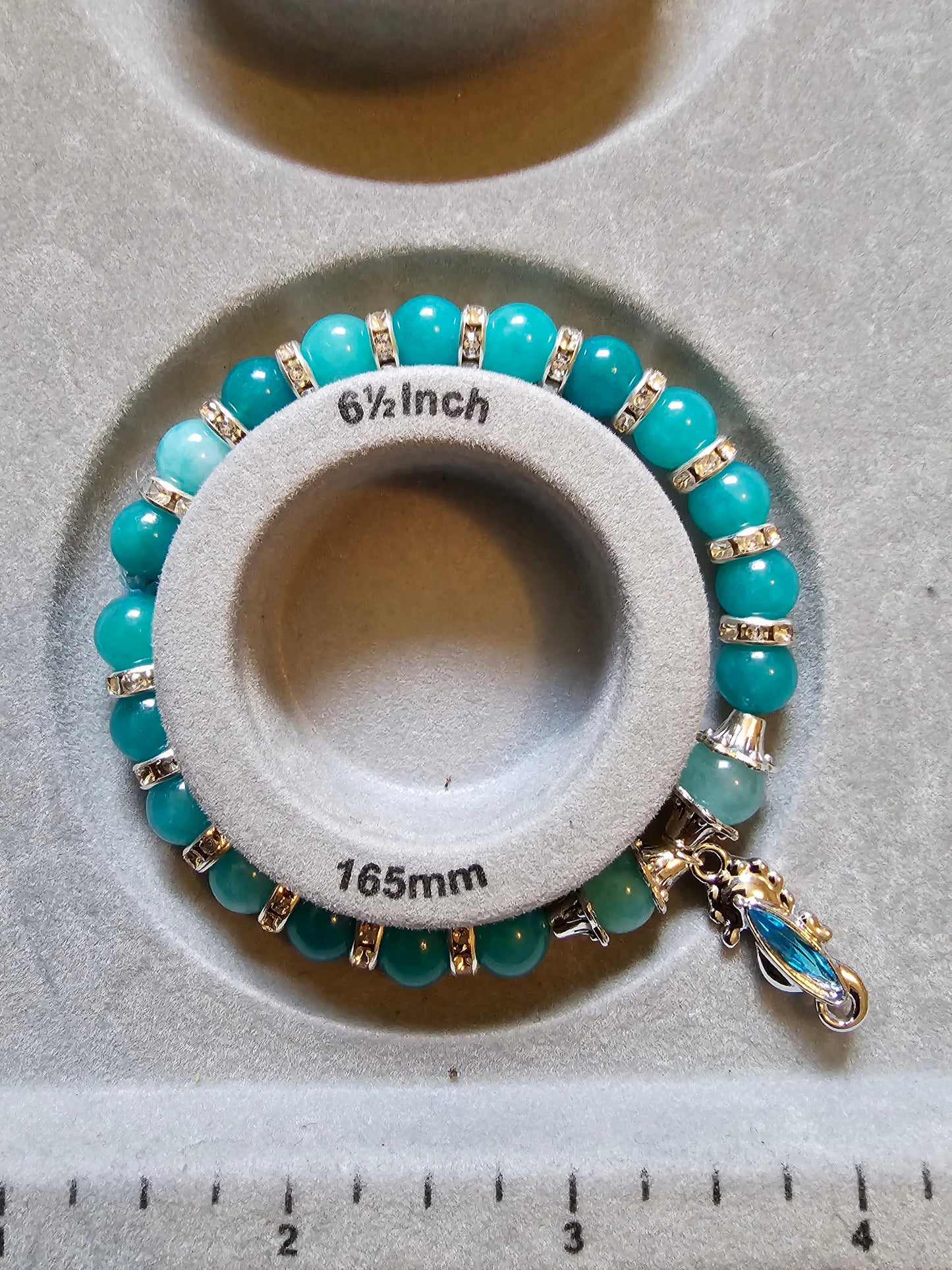 Gale Ice Amazonite Seahorse Bracelet