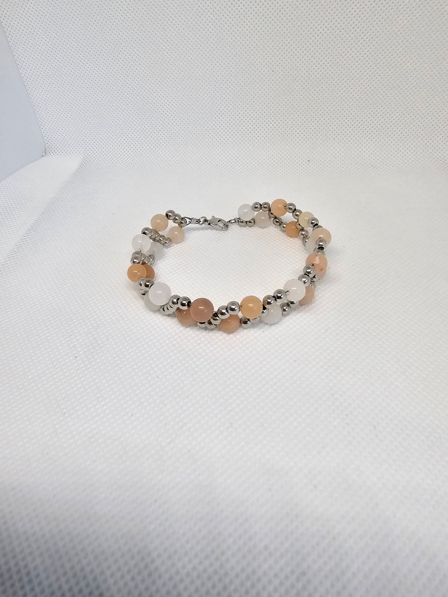 Layered Bracelet - Natural Crystal