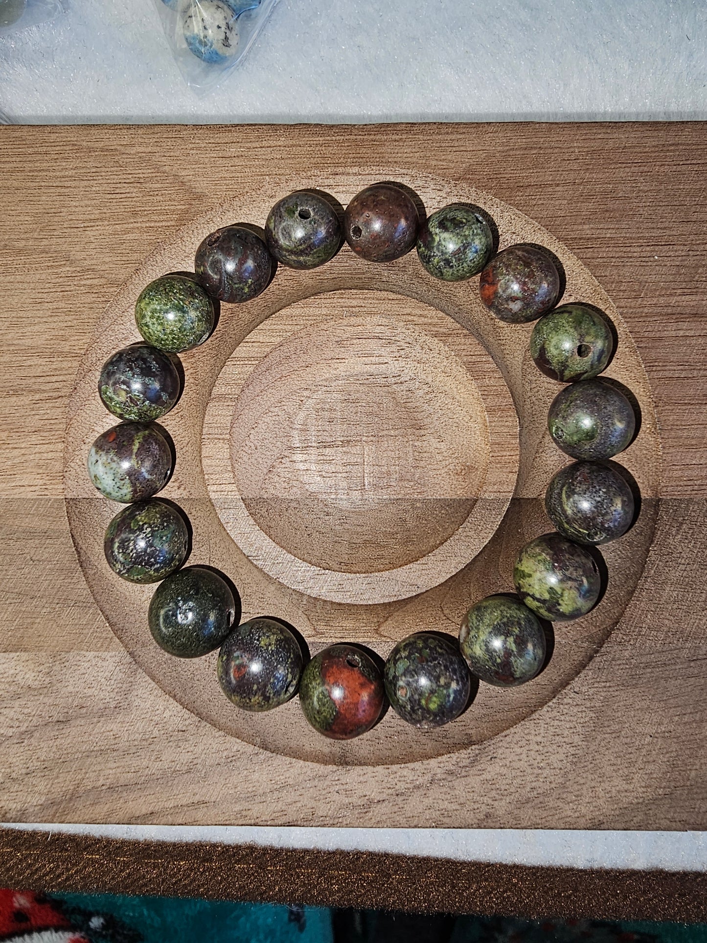 Nylon Cord Bracelets with Crystal Beads