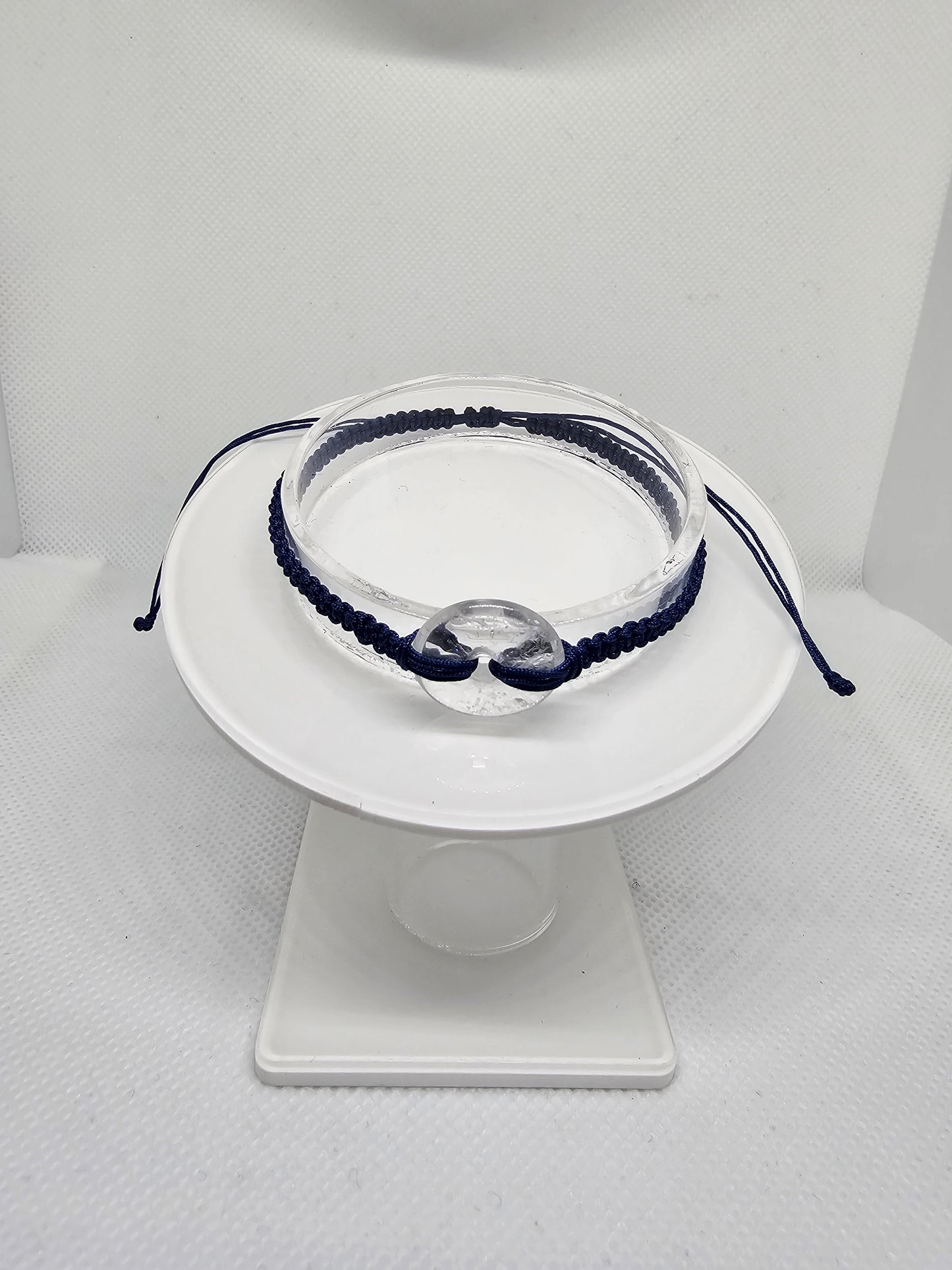 Nylon Corded Bracelet with Donut Focal