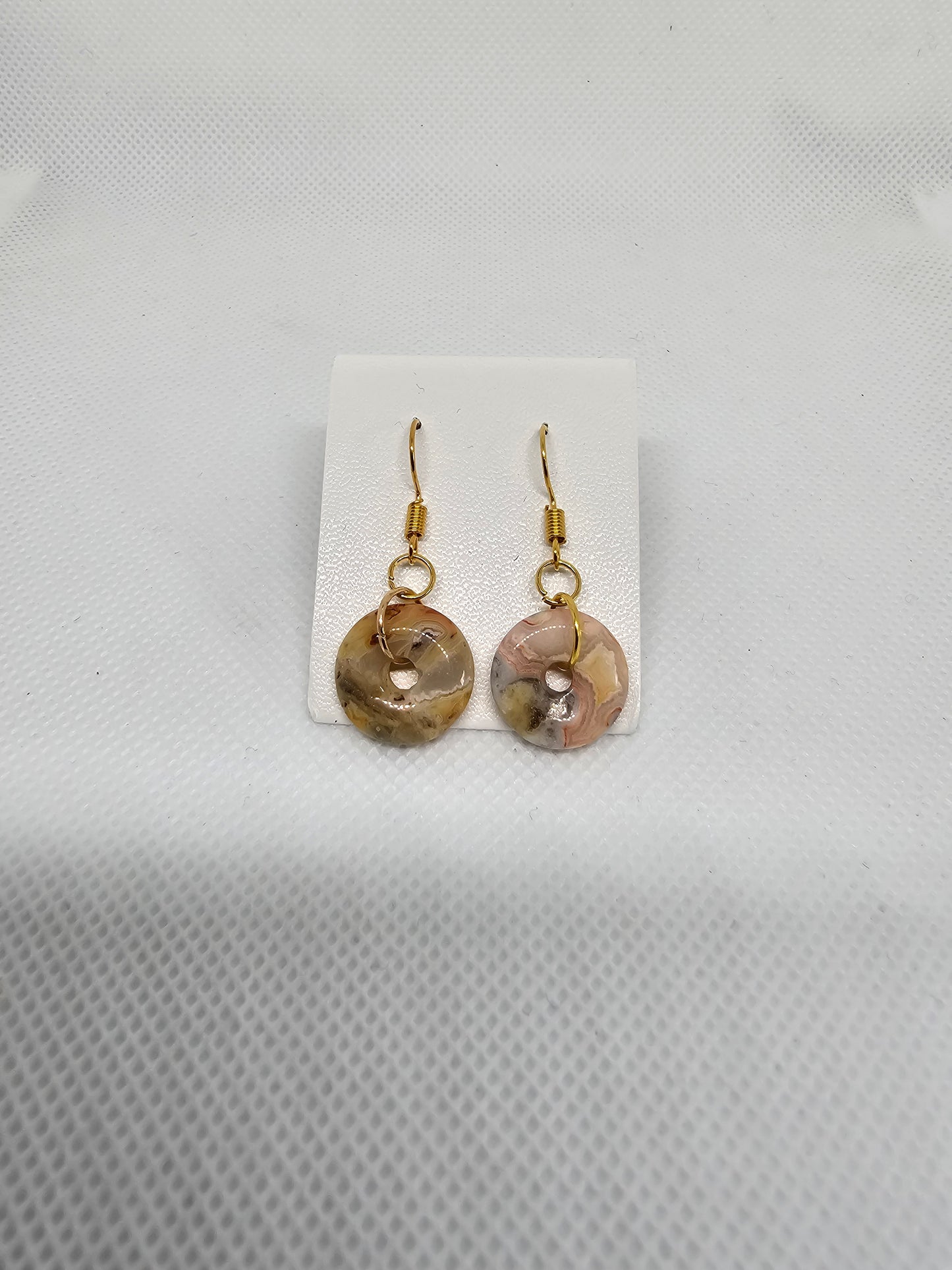 Crystal Donut Earrings