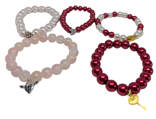 Valentine Bracelet 1 piece 2025 Glass Beads