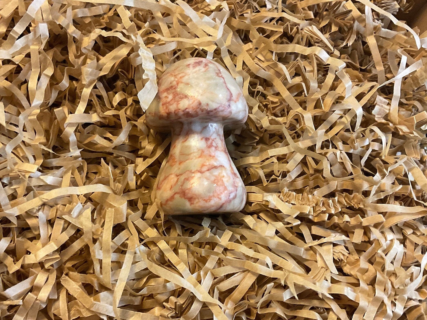 Red Vein Jasper Mushroom