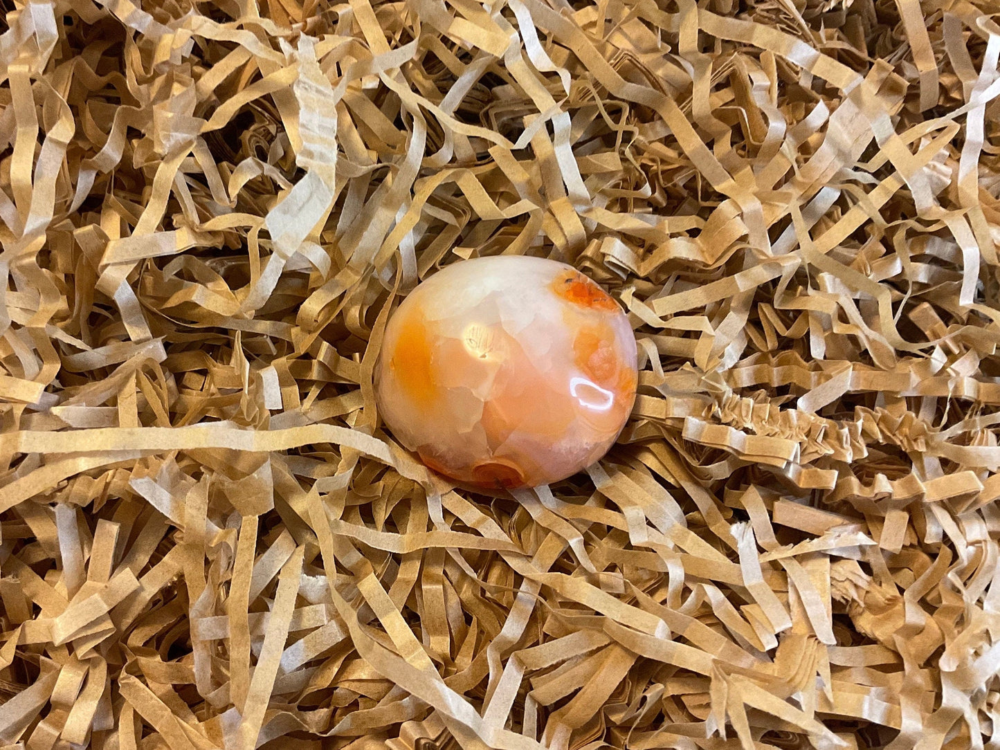 Carnelian Palm Stone