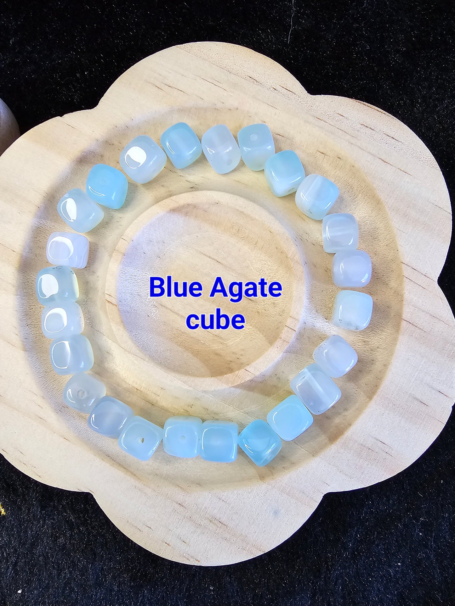 Crystal Beaded Bracelets - Blue